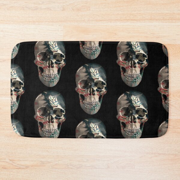 Item preview, Skull with Japanese Oni designed and sold by EvilLeftHand.