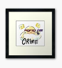 CRIME Framed Print