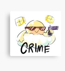 CRIME Canvas Print
