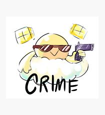 CRIME Photographic Print