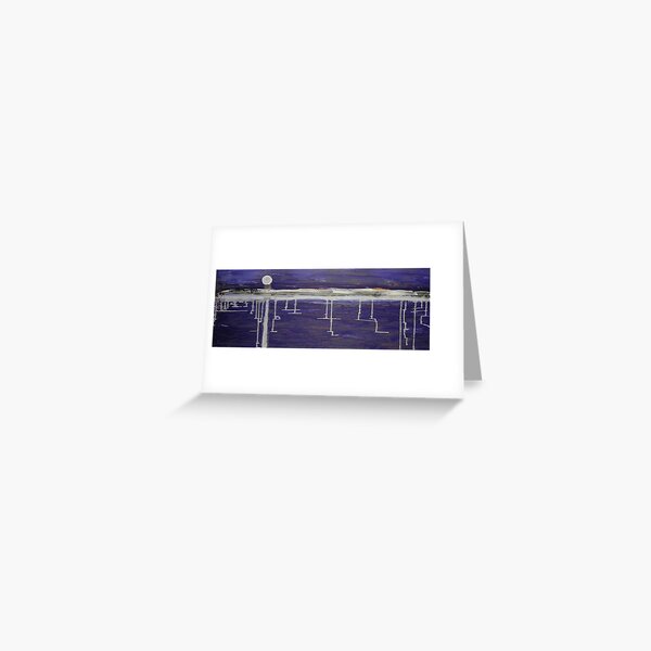 Goolwa Moon Greeting Card