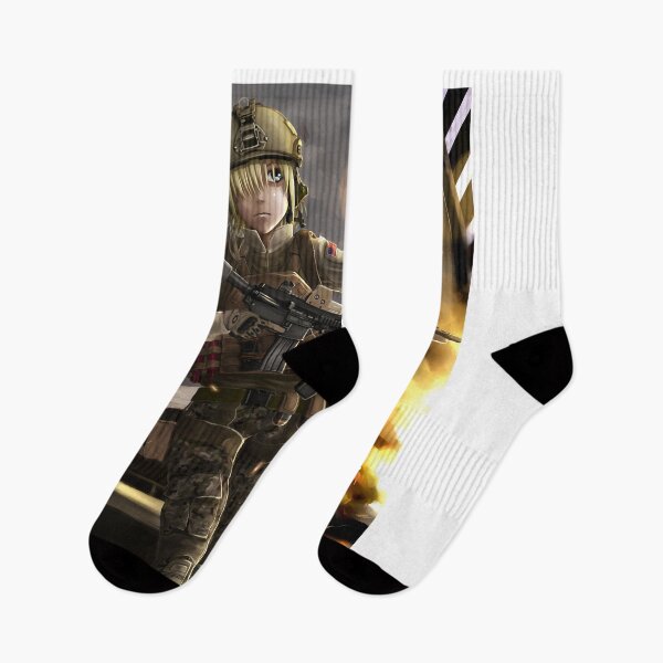 Aperçu de l'œuvre Exemples de fans de cadeaux d'anime Les militaires pensent aux façons dont les garçons et les filles créée et vendue par JasmineArmitArt.