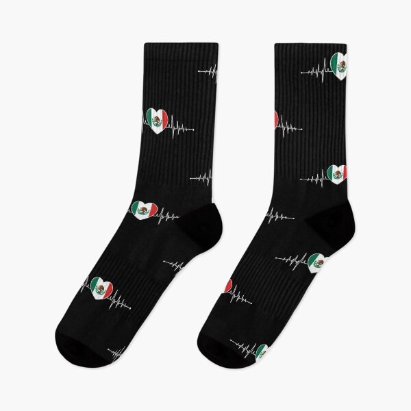 Item preview, Mexico Heartbeat Mexican Flag Mexican Mexico designed and sold by Lenny Stahl.