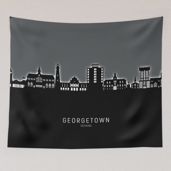 Item preview, Georgetown Guyana Skyline designed and sold by ArtPrints.