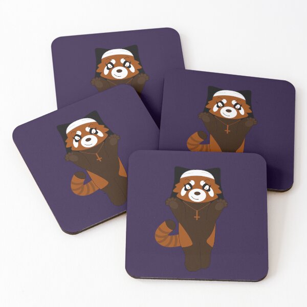 Item preview, Red panda disguised as a nun for Halloween designed and sold by Samuel-Ruhland.