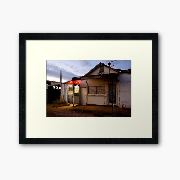 The old Stewart Store Framed Art Print