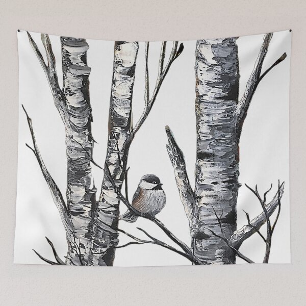 Item preview, Chickadee & Birch Graphic designed and sold by SistersInArtN.
