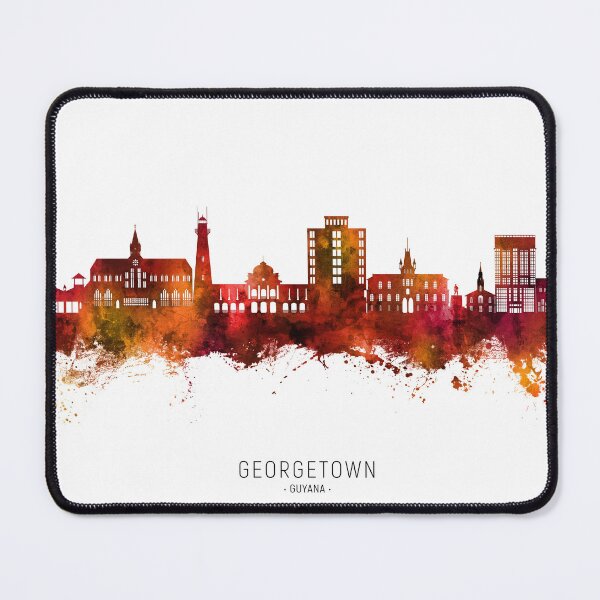 Item preview, Georgetown Guyana Skyline designed and sold by ArtPrints.
