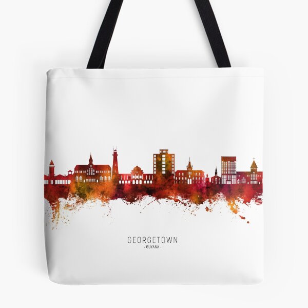 Item preview, Georgetown Guyana Skyline designed and sold by ArtPrints.