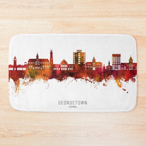 Item preview, Georgetown Guyana Skyline designed and sold by ArtPrints.