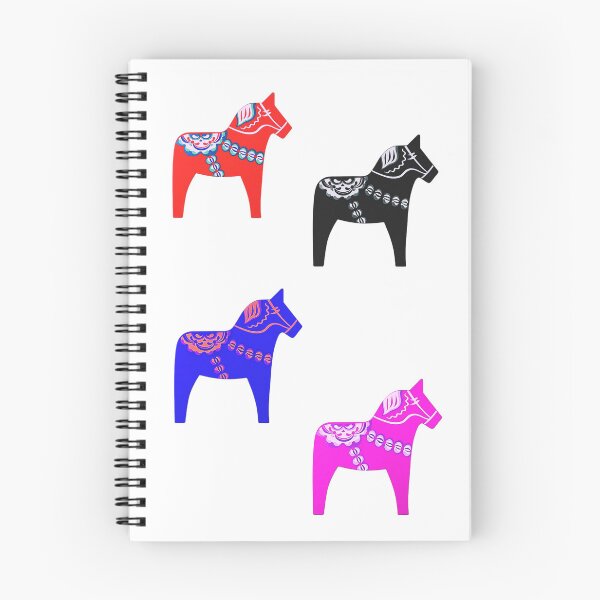 Item preview, Dalarna horse set, Dala horse, Dalahäst, Collage, Willow Days designed and sold by avit1.