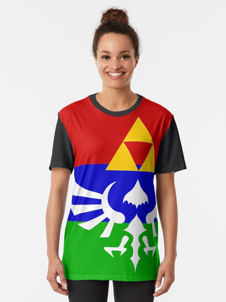 Alternate view of Hyrule Flag Graphic T-Shirt
