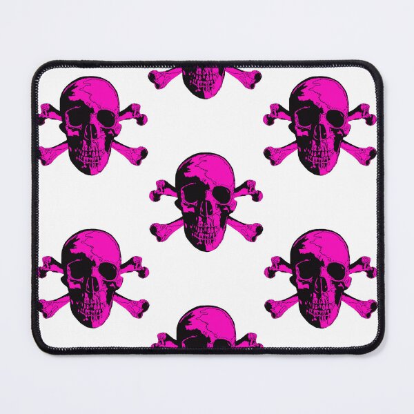 Item preview, Skull and cross bones Pink and Black designed and sold by EvilLeftHand.