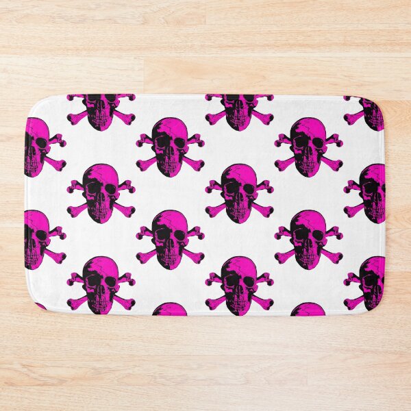Item preview, Skull and cross bones Pink and Black designed and sold by EvilLeftHand.