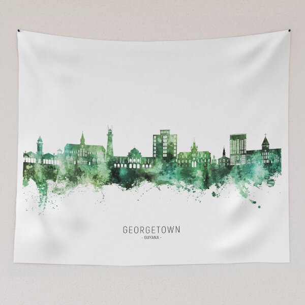 Item preview, Georgetown Guyana Skyline designed and sold by ArtPrints.