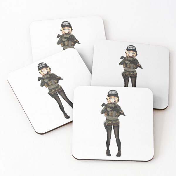 Aperçu de l'œuvre Cadeau drôle Anime militaire Pistolet mignon Tout le monde aime les garçons filles créée et vendue par JasmineArmitArt.