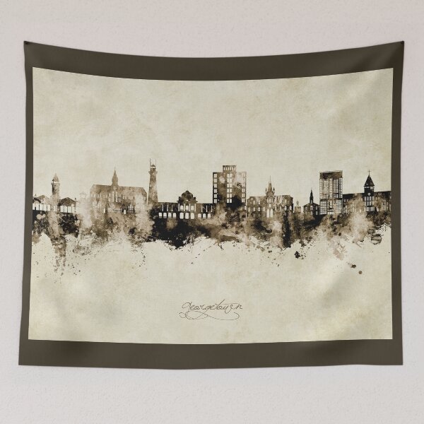Item preview, Georgetown Guyana Skyline designed and sold by ArtPrints.