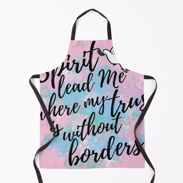 Item preview, Spirit Lead Me Where My Trust Is Without Borders I inspirational quote designed and sold by Bebichic.