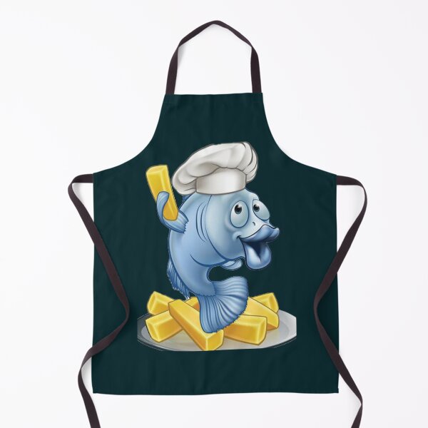 Item preview, fish chips potato cartoon designed and sold by Ontornonano.