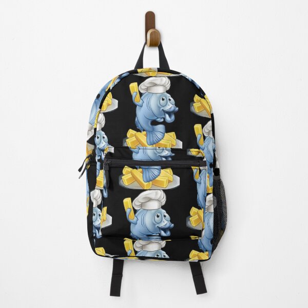 Item preview, fish chips potato cartoon designed and sold by Ontornonano.