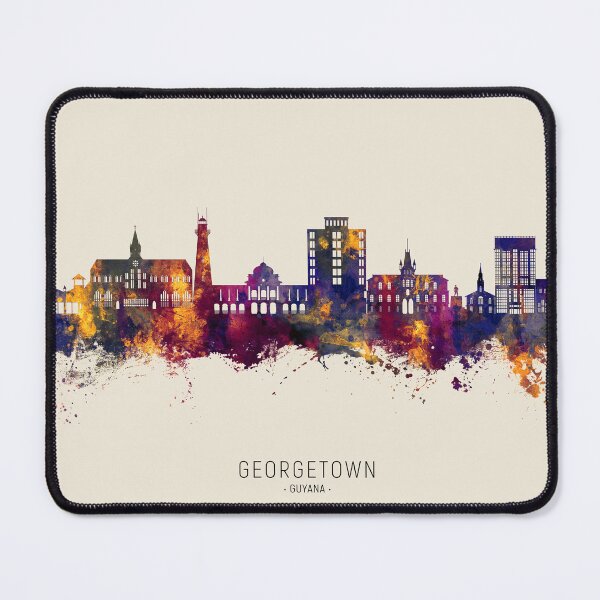 Item preview, Georgetown Guyana Skyline designed and sold by ArtPrints.