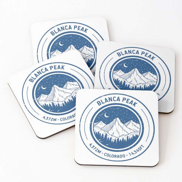 Item preview, Blanca Peak Colorado | Hiking | Skiing designed and sold by KrisSidDesigns.