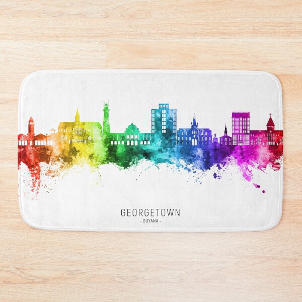 Item preview, Georgetown Guyana Skyline designed and sold by ArtPrints.
