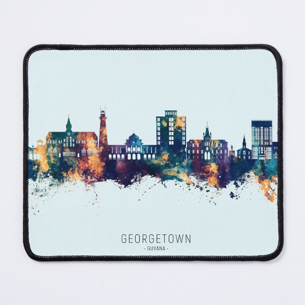 Item preview, Georgetown Guyana Skyline designed and sold by ArtPrints.