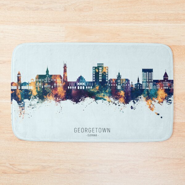 Item preview, Georgetown Guyana Skyline designed and sold by ArtPrints.