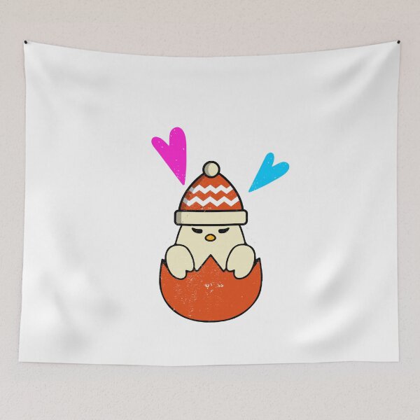 Item preview, Chicken with hearts designed and sold by vibeno1.