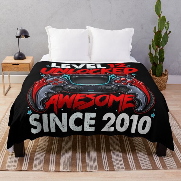 Item preview, Level 12 Unlocked Awesome Since 2010 12th Birthday Gaming designed and sold by eminentjournal9.
