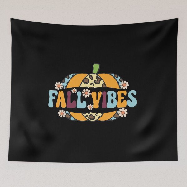 Item preview, Fall Vibes Retro Pumpkin with Daisies, Leopard Print designed and sold by zachandjackson.