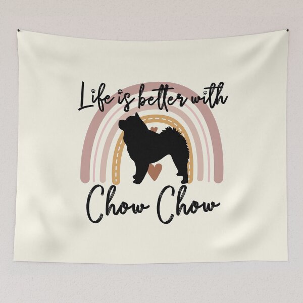 Item preview, Chow Chow Dog Rainbow Aesthetic Boho designed and sold by rafaeltto.