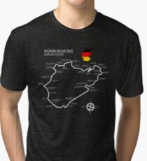 The Nurburgring - Nordschleife Tri-blend T-Shirt