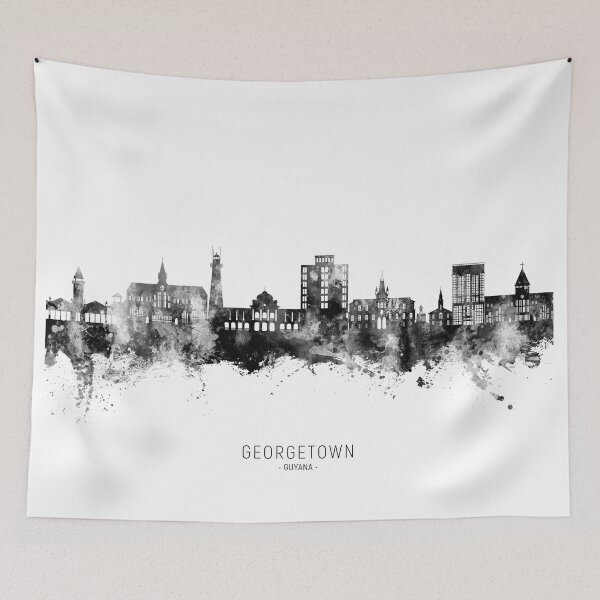 Item preview, Georgetown Guyana Skyline designed and sold by ArtPrints.