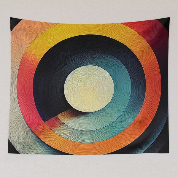 Item preview, Painted Concentric Circles designed and sold by Texterns.
