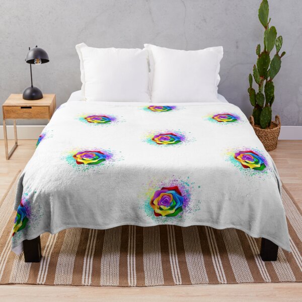 Item preview, Abstract Rainbow Rose designed and sold by Mysticfirelight76 .