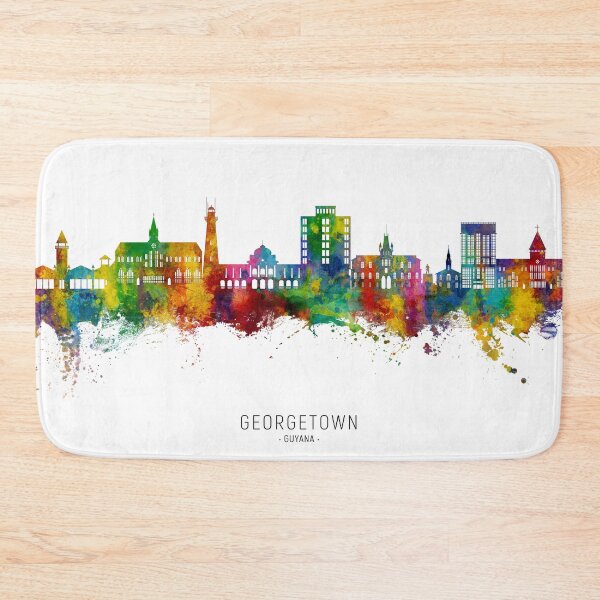 Item preview, Georgetown Guyana Skyline designed and sold by ArtPrints.