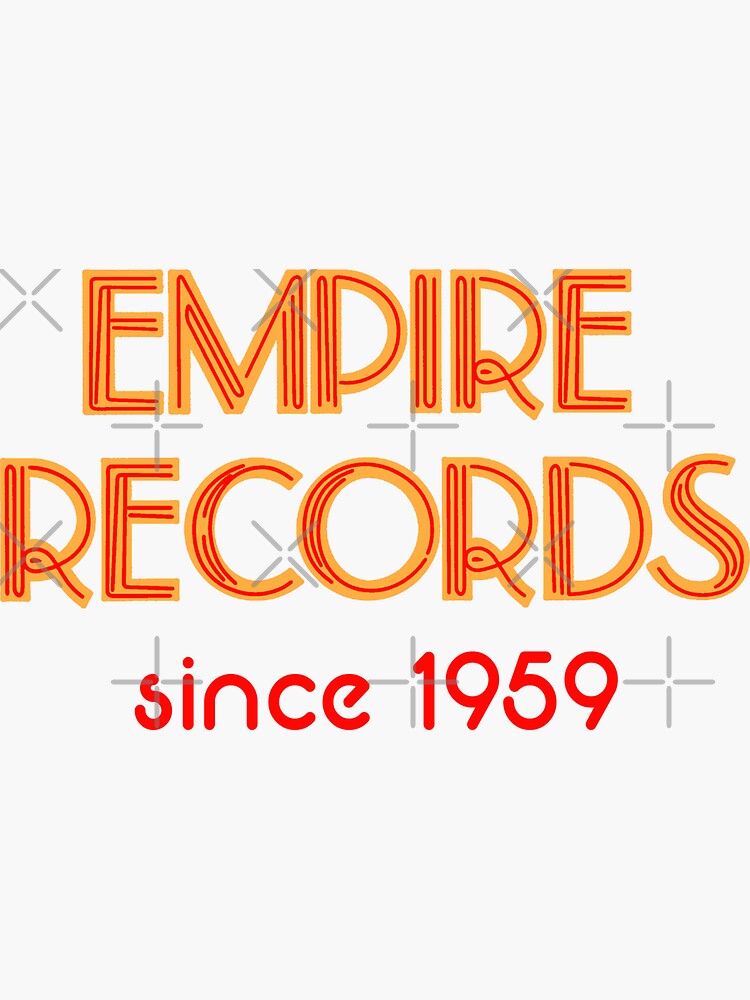 "Empire Records" Sticker for Sale by DeadRight Redbubble