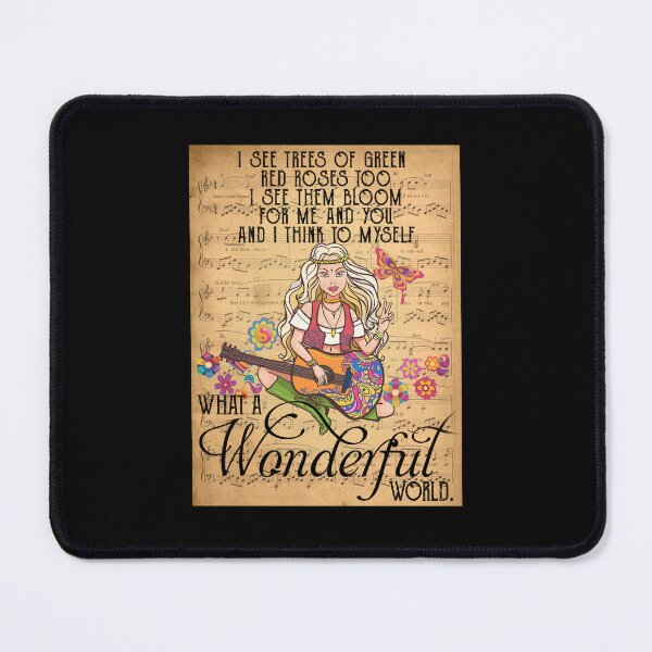 Item preview, Music Sheet Wonderful World Guitar Hippie designed and sold by meachsmileyr11.