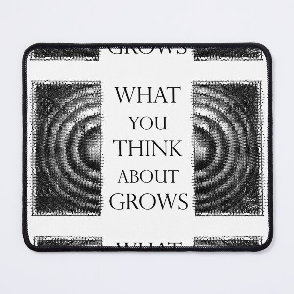 Item preview, What You Think About Grows, the Ripple Effect White Background designed and sold by SpiritGifts.