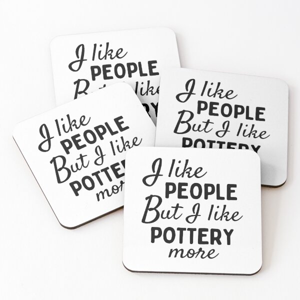 Item preview, I like people BUT I like pottery more designed and sold by TheGreenGoat.