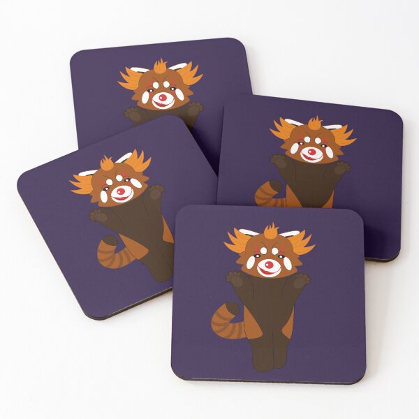 Item preview, Red panda disguised as a clown for Halloween designed and sold by Samuel-Ruhland.