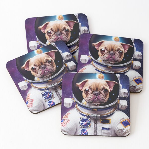 Item preview, Astro Frenchie designed and sold by ladarkepoque.