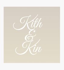 Kith&Kin Photographic Print