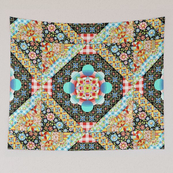 Item preview, Bricolage Patchwork designed and sold by PatriciaSheaDesigns.