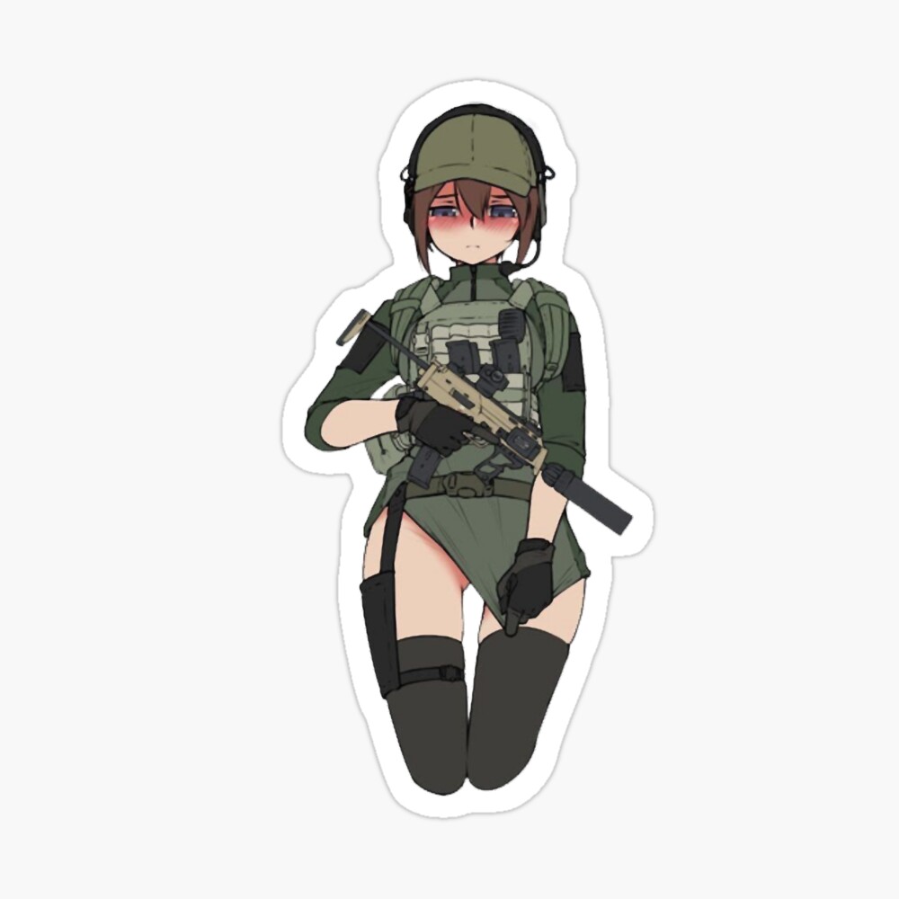Funny Vintage Shy Military Anime Cute Gun Need More Time Boys Girls Poster  for Sale by JasmineArmitArt  Redbubble
