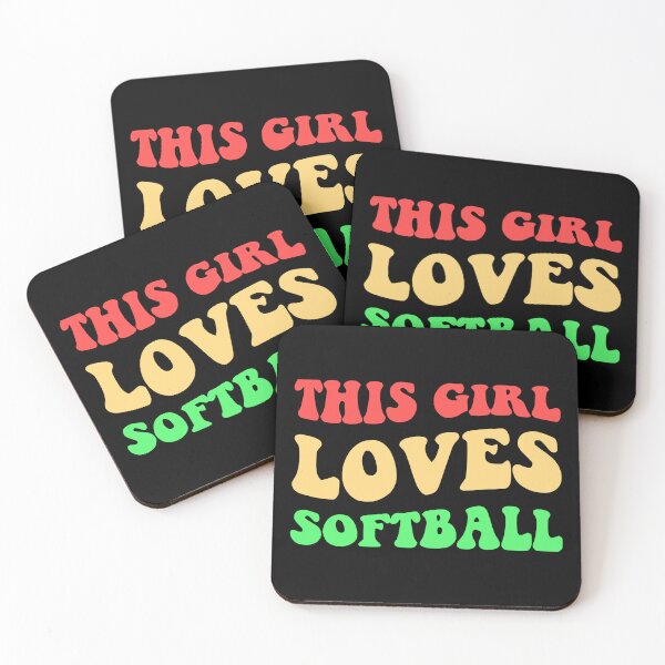 Item preview, This Girl Loves Softball I designed and sold by Lemon Pepper.