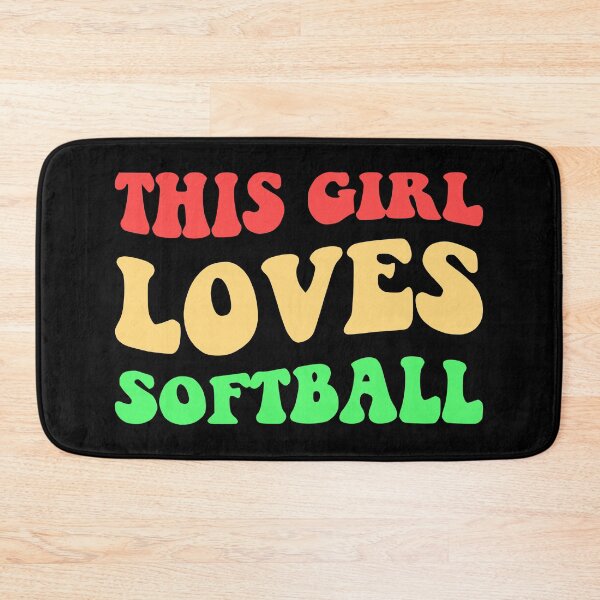 Item preview, This Girl Loves Softball I designed and sold by Lemon Pepper.
