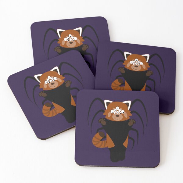 Item preview, Red panda disguised as a spider for Halloween designed and sold by Samuel-Ruhland.